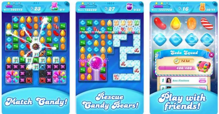Candy Crush Soda Saga Mod Apk 1.258.1 (Unlimited Gold Bars And