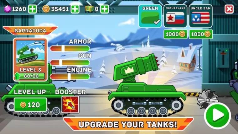 Hills Of Steel Mod Apk