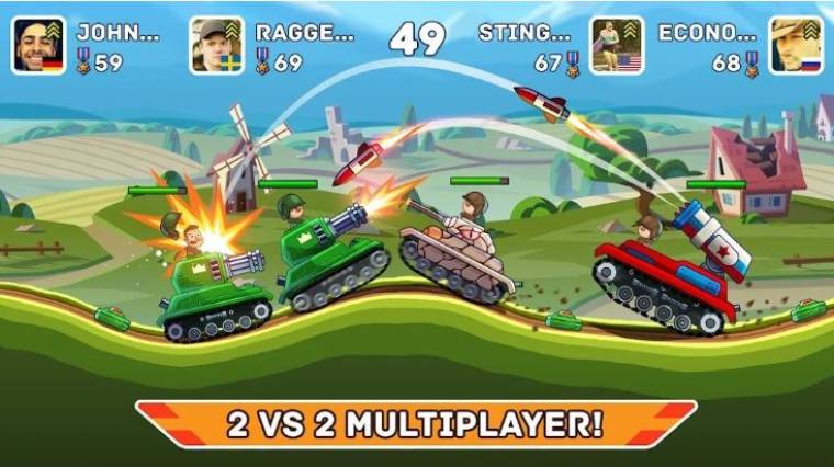 Hills Of Steel Mod Apk