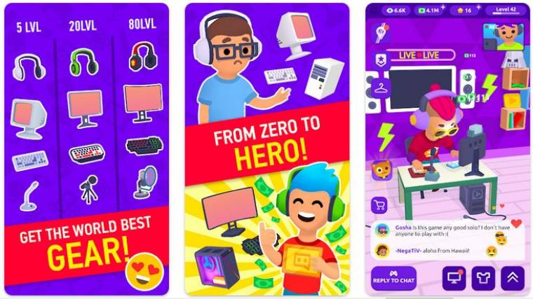 Idle Streamer Mod Apk
